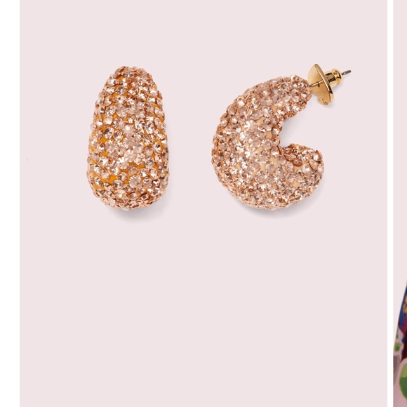 kate spade Accessories - Kate spade adore-ables clay pavé huggies